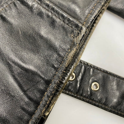 【現状渡し品】【メンズ】 SCHOTT PERFECTO ショット パーフェクト DOUBLE RIDERS JACKET ダブルライダースジャケット USA製 アウター 145-260216-as-02-izu サイズ：36 カラー：ブラック 万代Net店