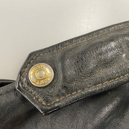 【現状渡し品】【メンズ】 SCHOTT PERFECTO ショット パーフェクト DOUBLE RIDERS JACKET ダブルライダースジャケット USA製 アウター 145-260216-as-02-izu サイズ：36 カラー：ブラック 万代Net店