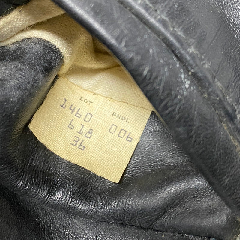 【現状渡し品】【メンズ】 SCHOTT PERFECTO ショット パーフェクト DOUBLE RIDERS JACKET ダブルライダースジャケット USA製 アウター 145-260216-as-02-izu サイズ：36 カラー：ブラック 万代Net店