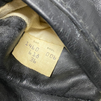 【現状渡し品】【メンズ】 SCHOTT PERFECTO ショット パーフェクト DOUBLE RIDERS JACKET ダブルライダースジャケット USA製 アウター 145-260216-as-02-izu サイズ：36 カラー：ブラック 万代Net店