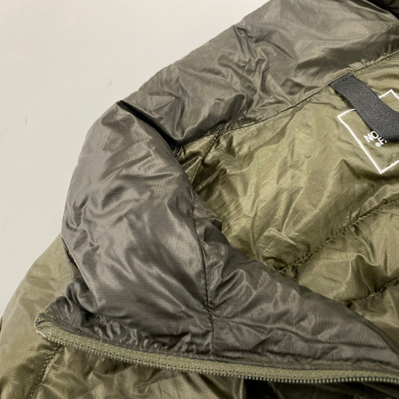 【中古品】【メンズ】 LIGHT HEAT JACKET ND92333 ライトヒートジャケット アウター 144-260216-as-08-izu サイズ：M カラー：グリーン系 万代Net店