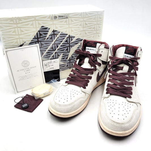 【中古品】【メンズ】 ×A MA MANIERE DO7097-100 AIR JORDAN 1 RETRO HIGH OG エアジョーダン1 レトロ ハイオリジナルスニーカー 靴 160-260215-tt-04-izu サイズ：27.5cm カラー：SAIL/BURGUNDY CRUSH 万代Net店