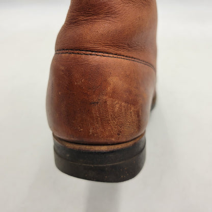 【現状渡し品】【メンズ】 REDWING レッドウィングプリント羽タグ USA製 CLASSIC ROUND BOOTS クラシックラウンドブーツ 靴 164-260215-tt-09-izu サイズ：7 カラー：ブラウン系 万代Net店