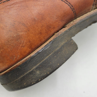 【現状渡し品】【メンズ】 REDWING レッドウィングプリント羽タグ USA製 CLASSIC ROUND BOOTS クラシックラウンドブーツ 靴 164-260215-tt-09-izu サイズ：7 カラー：ブラウン系 万代Net店