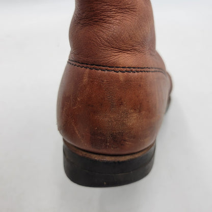 【現状渡し品】【メンズ】 REDWING レッドウィングプリント羽タグ USA製 CLASSIC ROUND BOOTS クラシックラウンドブーツ 靴 164-260215-tt-09-izu サイズ：7 カラー：ブラウン系 万代Net店