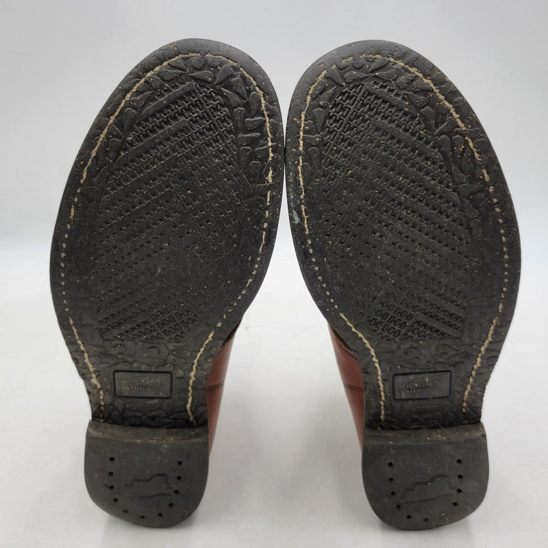 【現状渡し品】【メンズ】 REDWING レッドウィングプリント羽タグ USA製 CLASSIC ROUND BOOTS クラシックラウンドブーツ 靴 164-260215-tt-09-izu サイズ：7 カラー：ブラウン系 万代Net店