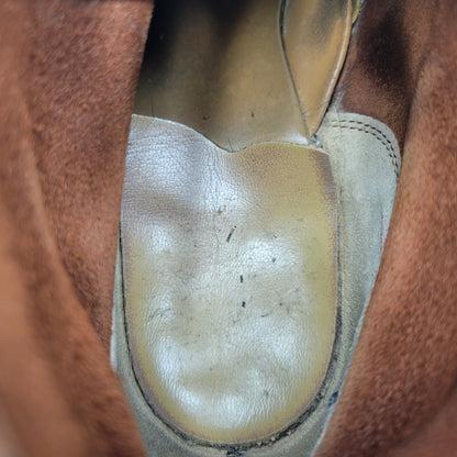 【現状渡し品】【メンズ】 REDWING レッドウィングプリント羽タグ USA製 CLASSIC ROUND BOOTS クラシックラウンドブーツ 靴 164-260215-tt-09-izu サイズ：7 カラー：ブラウン系 万代Net店
