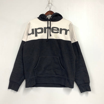 【中古品】【メンズ】 17SS BLOCKED HOODED SWEATSHIRT ブロックド フーデッド スウェットシャツ トップス 長袖 149-260216-ya-04-izu サイズ：S カラー：BLACK×WHITE 万代Net店