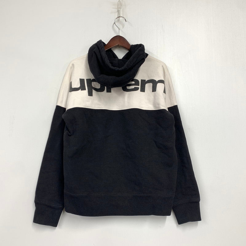 【中古品】【メンズ】 17SS BLOCKED HOODED SWEATSHIRT ブロックド フーデッド スウェットシャツ トップス 長袖 149-260216-ya-04-izu サイズ：S カラー：BLACK×WHITE 万代Net店