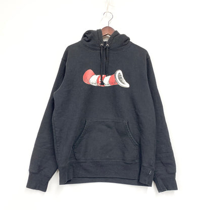 【中古品】【メンズ】 18FW CAT IN THE HAT HOODED SWEATSHIRT キャット イン ザ ハットフーデッド スウェット シャツ トップス 長袖 149-260216-ya-03-izu サイズ：M カラー：BLACK 万代Net店