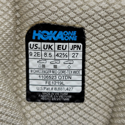 【中古品】【メンズ】 HOKAONEONE ホカオネオネ 1106523 CHALLENGER MID GTX WIDE チャレンジャーミッドGTXワイド スニーカー 靴 162-260215-tt-08-izu サイズ：27cm カラー：ライトベージュ 万代Net店