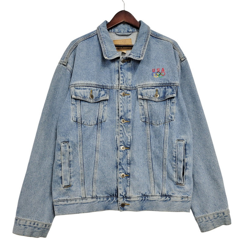 【中古品】【メンズ】 IDENTITY アイデンティティー DENIM JACKET デニムジャケット アウター 146-260218-as-11-izu サイズ：L カラー：インディゴ 万代Net店
