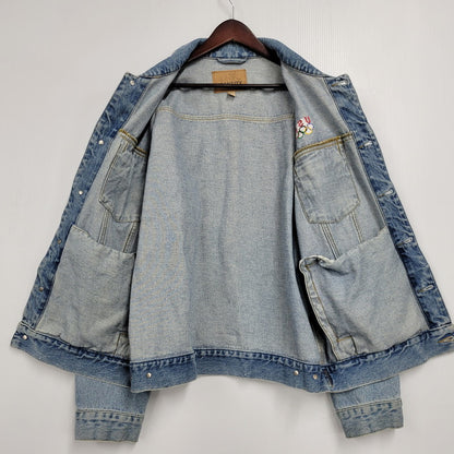 【中古品】【メンズ】 IDENTITY アイデンティティー DENIM JACKET デニムジャケット アウター 146-260218-as-11-izu サイズ：L カラー：インディゴ 万代Net店