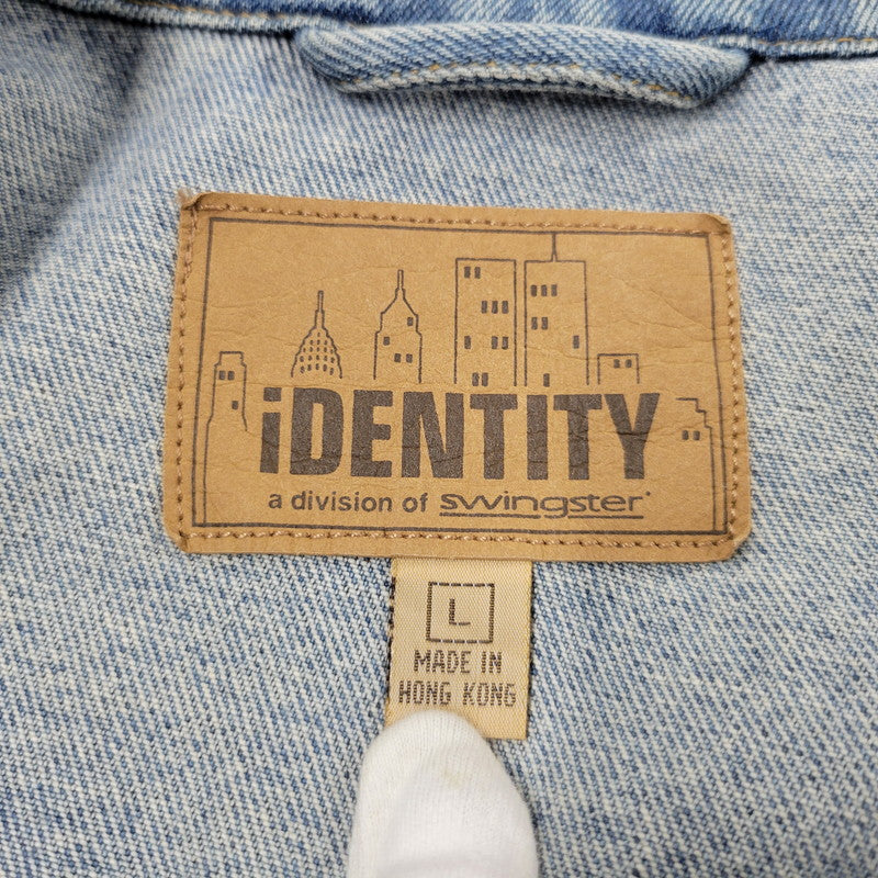 【中古品】【メンズ】 IDENTITY アイデンティティー DENIM JACKET デニムジャケット アウター 146-260218-as-11-izu サイズ：L カラー：インディゴ 万代Net店
