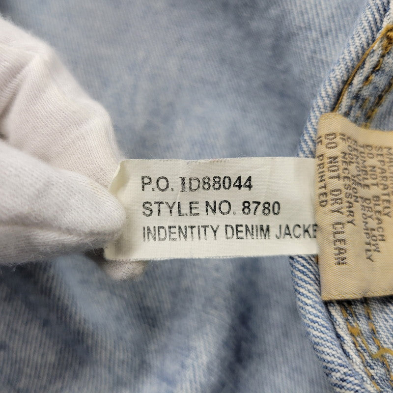 【中古品】【メンズ】 IDENTITY アイデンティティー DENIM JACKET デニムジャケット アウター 146-260218-as-11-izu サイズ：L カラー：インディゴ 万代Net店