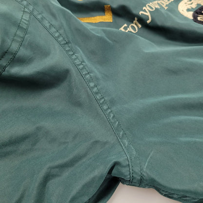 【中古品】【メンズ】 PAZZO CLUB パッゾクラブ REVERSIBLE STADIUM JACKET リバーシブル スタジアムジャケット スタジャン アウター 146-260218-as-12-izu カラー：グリーン/ブラウン 万代Net店