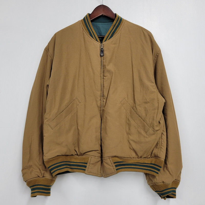 【中古品】【メンズ】 PAZZO CLUB パッゾクラブ REVERSIBLE STADIUM JACKET リバーシブル スタジアムジャケット スタジャン アウター 146-260218-as-12-izu カラー：グリーン/ブラウン 万代Net店