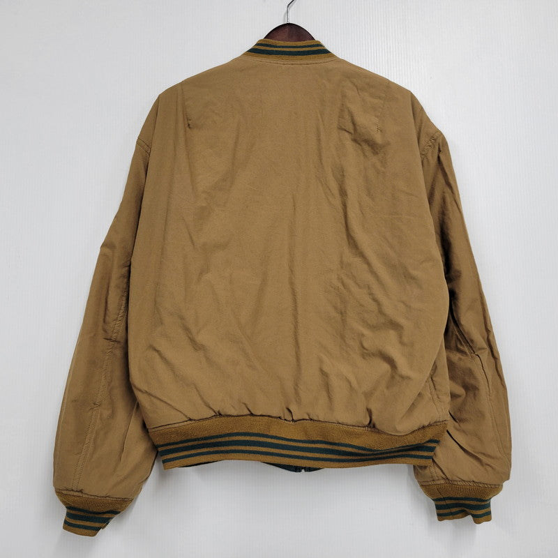 【中古品】【メンズ】 PAZZO CLUB パッゾクラブ REVERSIBLE STADIUM JACKET リバーシブル スタジアムジャケット スタジャン アウター 146-260218-as-12-izu カラー：グリーン/ブラウン 万代Net店