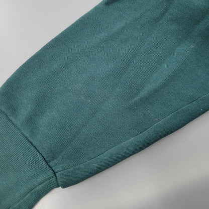 【現状渡し品】【メンズ】 JANSPORT ジャンスポーツ BUDWEISER 2-TONE HOODED SWEATSHIRT フーデッド スウェットシャツ USA製 c1992 パーカー 長袖 トップス 146-260218-as-17-izu サイズ：XL カラー：ネイビー×グリーン 万代Net店