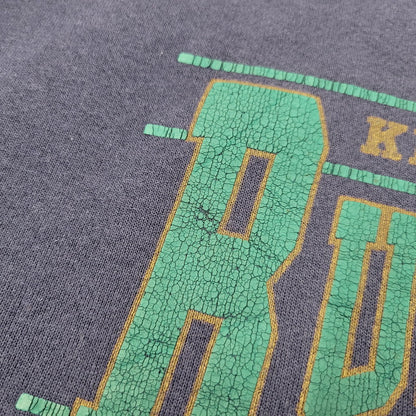 【現状渡し品】【メンズ】 JANSPORT ジャンスポーツ BUDWEISER 2-TONE HOODED SWEATSHIRT フーデッド スウェットシャツ USA製 c1992 パーカー 長袖 トップス 146-260218-as-17-izu サイズ：XL カラー：ネイビー×グリーン 万代Net店