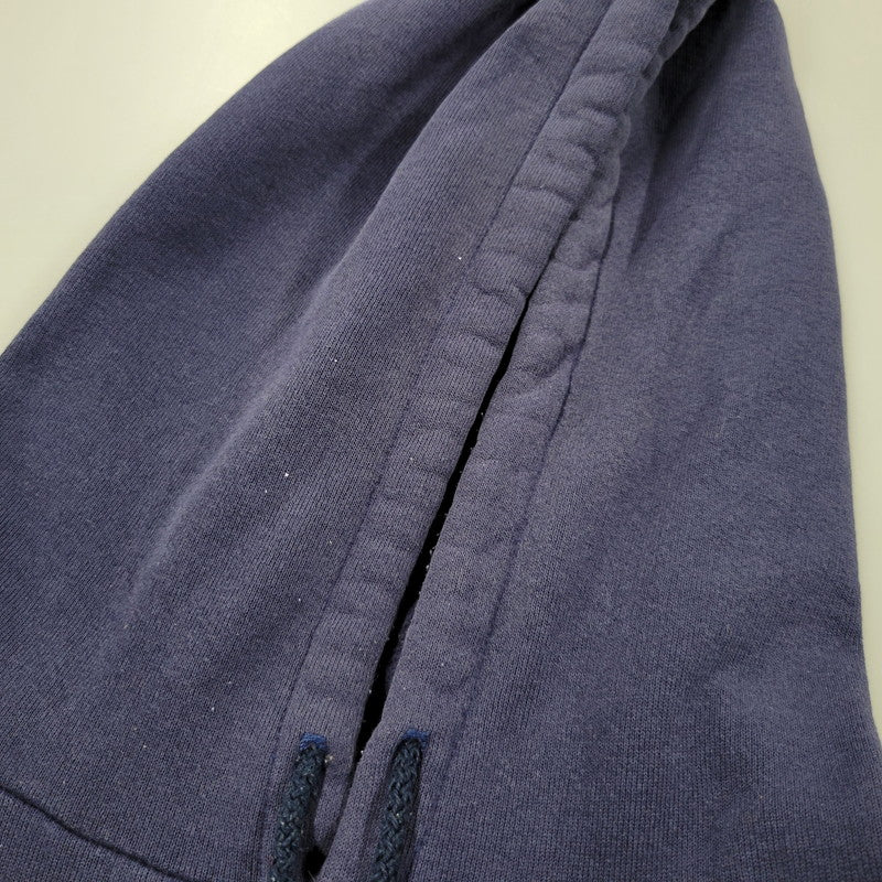 【現状渡し品】【メンズ】 JANSPORT ジャンスポーツ BUDWEISER 2-TONE HOODED SWEATSHIRT フーデッド スウェットシャツ USA製 c1992 パーカー 長袖 トップス 146-260218-as-17-izu サイズ：XL カラー：ネイビー×グリーン 万代Net店