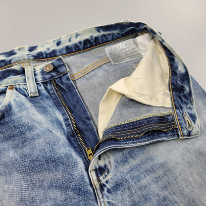 【中古品】【メンズ】 50154-0029 501Z XX CHEMICAL WASH DENIM PANTS ケミカルウォッシュ デニムパンツ 156-260217-yn-14-izu サイズ：34×34 カラー：インディゴ 万代Net店