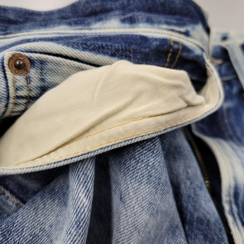 【中古品】【メンズ】 50154-0029 501Z XX CHEMICAL WASH DENIM PANTS ケミカルウォッシュ デニムパンツ 156-260217-yn-14-izu サイズ：34×34 カラー：インディゴ 万代Net店