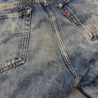 【中古品】【メンズ】 50154-0029 501Z XX CHEMICAL WASH DENIM PANTS ケミカルウォッシュ デニムパンツ 156-260217-yn-14-izu サイズ：34×34 カラー：インディゴ 万代Net店