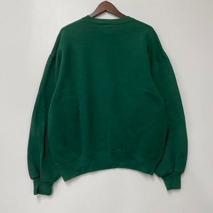 【中古品】【メンズ】 RUSSELL ラッセル BLANK SWEAT SHIRT ブランク スウェットシャツ USA製 トレーナー 長袖 トップス 146-260216-as-01-izu サイズ：L カラー：グリーン 万代Net店