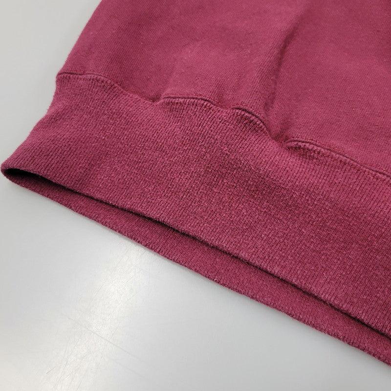 【中古品】【メンズ】 RUSSELL ラッセル BLANK SWEAT SHIRT ブランク スウェットシャツ USA製 トレーナー 長袖 トップス 146-260216-as-15-izu サイズ：L カラー：レッド系 万代Net店
