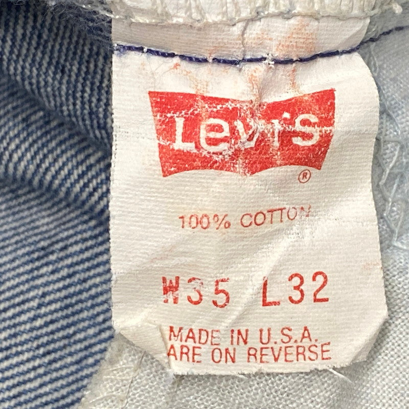 【中古品】【メンズ】 Levi's リーバイス DENIM PANTS 20505-0217 デニムパンツ 刻印575 USA製 ジーンズ ボトムス 157-260216-as-12-izu サイズ：35×32 カラー：インディゴ 万代Net店