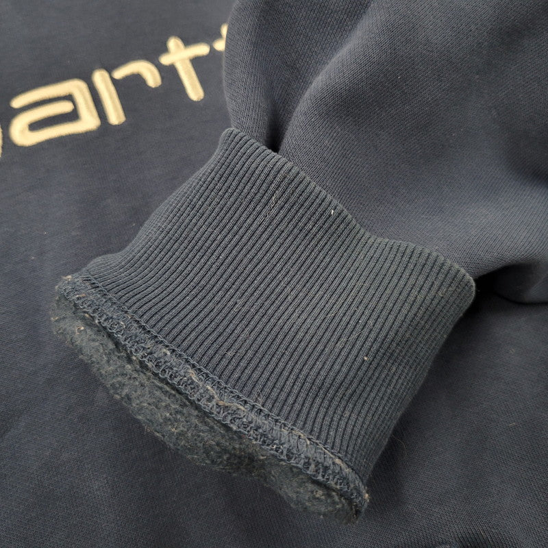 【中古品】【メンズ】 CARHARTT WIP カーハート ダブリューアイピー HOODED CARHARTT SWEAT I030547 フーデッド スウェット パーカー 長袖 トップス 142-260218-as-16-izu サイズ：L カラー：ネイビー 万代Net店