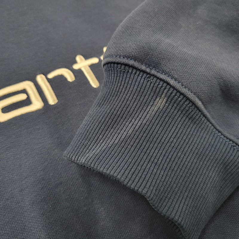 【中古品】【メンズ】 CARHARTT WIP カーハート ダブリューアイピー HOODED CARHARTT SWEAT I030547 フーデッド スウェット パーカー 長袖 トップス 142-260218-as-16-izu サイズ：L カラー：ネイビー 万代Net店