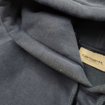 【中古品】【メンズ】 CARHARTT WIP カーハート ダブリューアイピー HOODED CARHARTT SWEAT I030547 フーデッド スウェット パーカー 長袖 トップス 142-260218-as-16-izu サイズ：L カラー：ネイビー 万代Net店