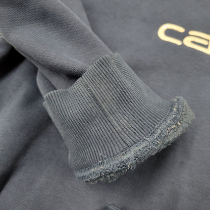 【中古品】【メンズ】 CARHARTT WIP カーハート ダブリューアイピー HOODED CARHARTT SWEAT I030547 フーデッド スウェット パーカー 長袖 トップス 142-260218-as-16-izu サイズ：L カラー：ネイビー 万代Net店
