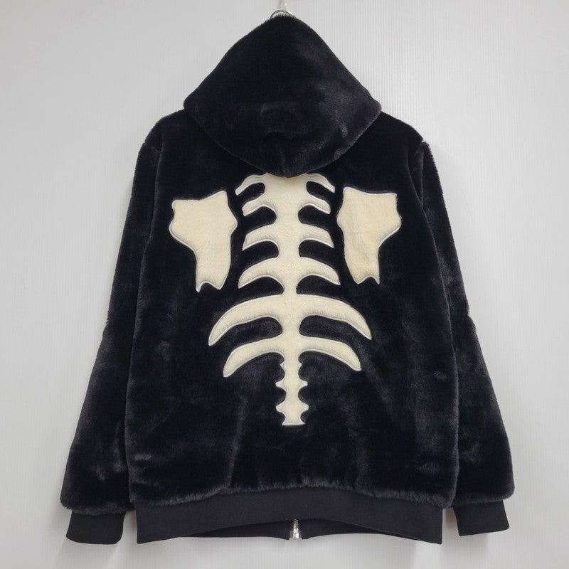 【中古品】【メンズ】 HUMAN BONE ZIPPED HOODIE ヒューマンボーン ジップ フーディー ジャケット アウター 145-260216-as-22-izu サイズ：M カラー：ブラック 万代Net店