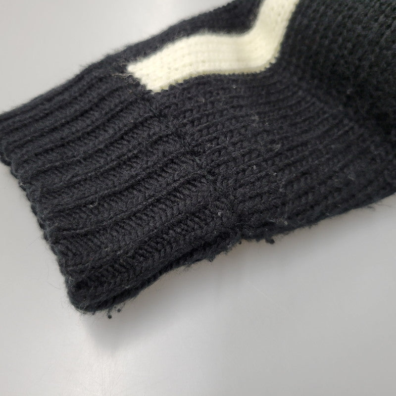 【中古品】【メンズ】 SKULL FUR KNIT JACKET スカル ファー ニット ジャケット アウター 145-260216-as-23-izu サイズ：M カラー：ブラック 万代Net店