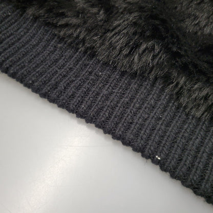 【中古品】【メンズ】 SKULL FUR KNIT JACKET スカル ファー ニット ジャケット アウター 145-260216-as-23-izu サイズ：M カラー：ブラック 万代Net店