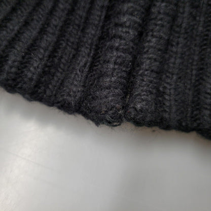 【中古品】【メンズ】 SKULL FUR KNIT JACKET スカル ファー ニット ジャケット アウター 145-260216-as-23-izu サイズ：M カラー：ブラック 万代Net店