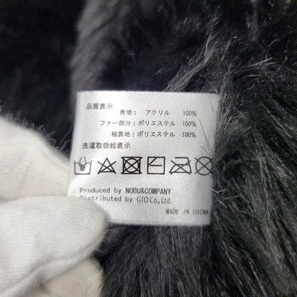 【中古品】【メンズ】 SKULL FUR KNIT JACKET スカル ファー ニット ジャケット アウター 145-260216-as-23-izu サイズ：M カラー：ブラック 万代Net店