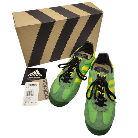 【現状渡し品】【メンズ】 OLD ADIDAS オールド アディダス 034575 観賞用 1993年製 90S SL76 スニーカー シューズ 靴 161-260219-cs-13-izu サイズ：27.5cm カラー：グリーン×イエロー 万代Net店