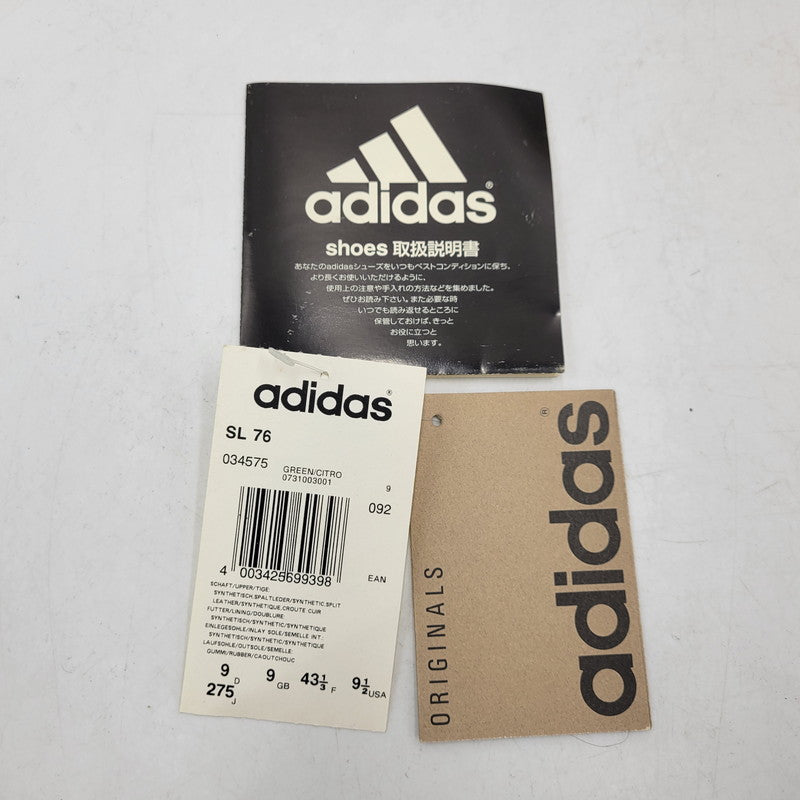 【現状渡し品】【メンズ】 OLD ADIDAS オールド アディダス 034575 観賞用 1993年製 90S SL76 スニーカー シューズ 靴 161-260219-cs-13-izu サイズ：27.5cm カラー：グリーン×イエロー 万代Net店