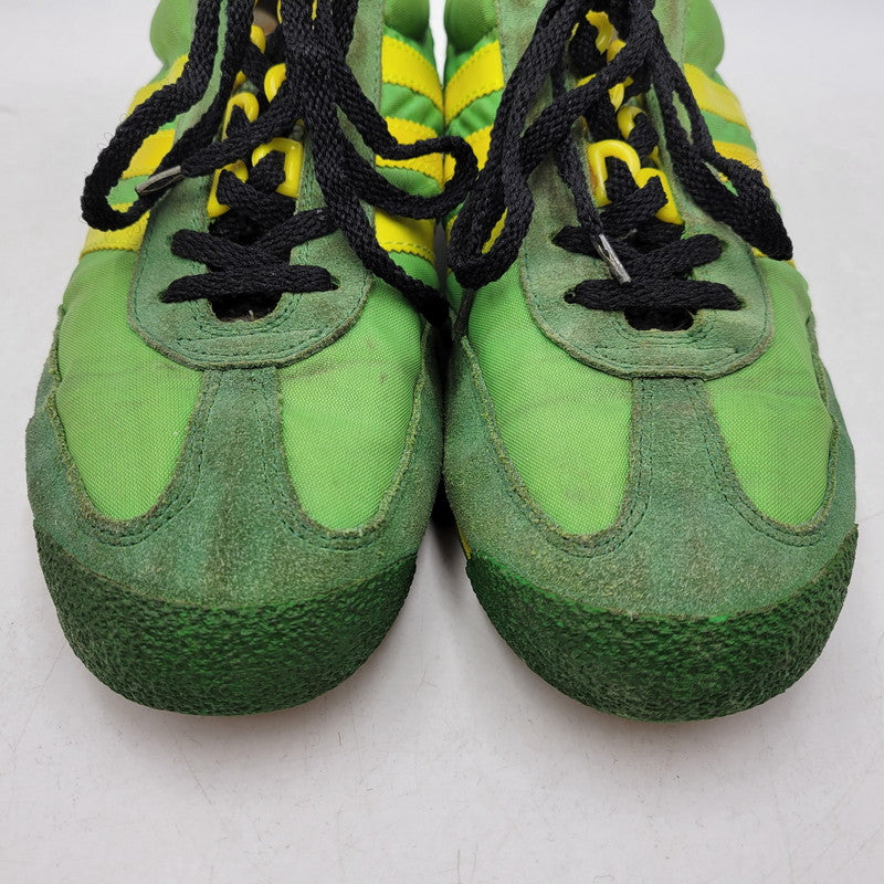 【現状渡し品】【メンズ】 OLD ADIDAS オールド アディダス 034575 観賞用 1993年製 90S SL76 スニーカー シューズ 靴 161-260219-cs-13-izu サイズ：27.5cm カラー：グリーン×イエロー 万代Net店