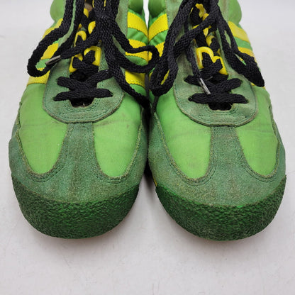 【現状渡し品】【メンズ】 OLD ADIDAS オールド アディダス 034575 観賞用 1993年製 90S SL76 スニーカー シューズ 靴 161-260219-cs-13-izu サイズ：27.5cm カラー：グリーン×イエロー 万代Net店