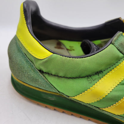 【現状渡し品】【メンズ】 OLD ADIDAS オールド アディダス 034575 観賞用 1993年製 90S SL76 スニーカー シューズ 靴 161-260219-cs-13-izu サイズ：27.5cm カラー：グリーン×イエロー 万代Net店