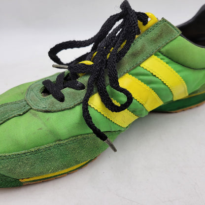 【現状渡し品】【メンズ】 OLD ADIDAS オールド アディダス 034575 観賞用 1993年製 90S SL76 スニーカー シューズ 靴 161-260219-cs-13-izu サイズ：27.5cm カラー：グリーン×イエロー 万代Net店