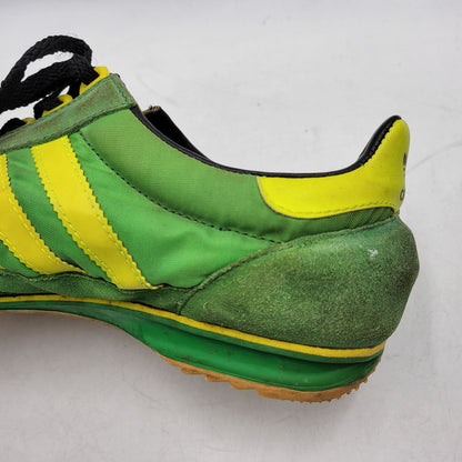 【現状渡し品】【メンズ】 OLD ADIDAS オールド アディダス 034575 観賞用 1993年製 90S SL76 スニーカー シューズ 靴 161-260219-cs-13-izu サイズ：27.5cm カラー：グリーン×イエロー 万代Net店