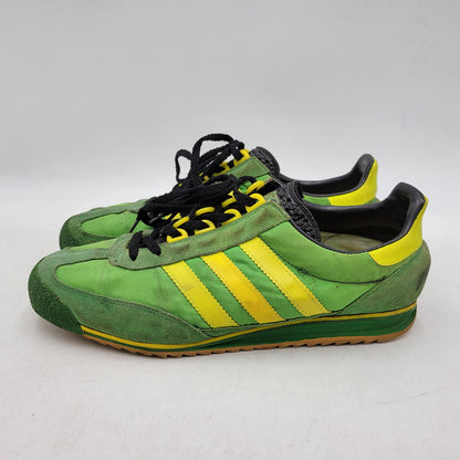 【現状渡し品】【メンズ】 OLD ADIDAS オールド アディダス 034575 観賞用 1993年製 90S SL76 スニーカー シューズ 靴 161-260219-cs-13-izu サイズ：27.5cm カラー：グリーン×イエロー 万代Net店