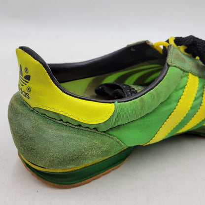 【現状渡し品】【メンズ】 OLD ADIDAS オールド アディダス 034575 観賞用 1993年製 90S SL76 スニーカー シューズ 靴 161-260219-cs-13-izu サイズ：27.5cm カラー：グリーン×イエロー 万代Net店