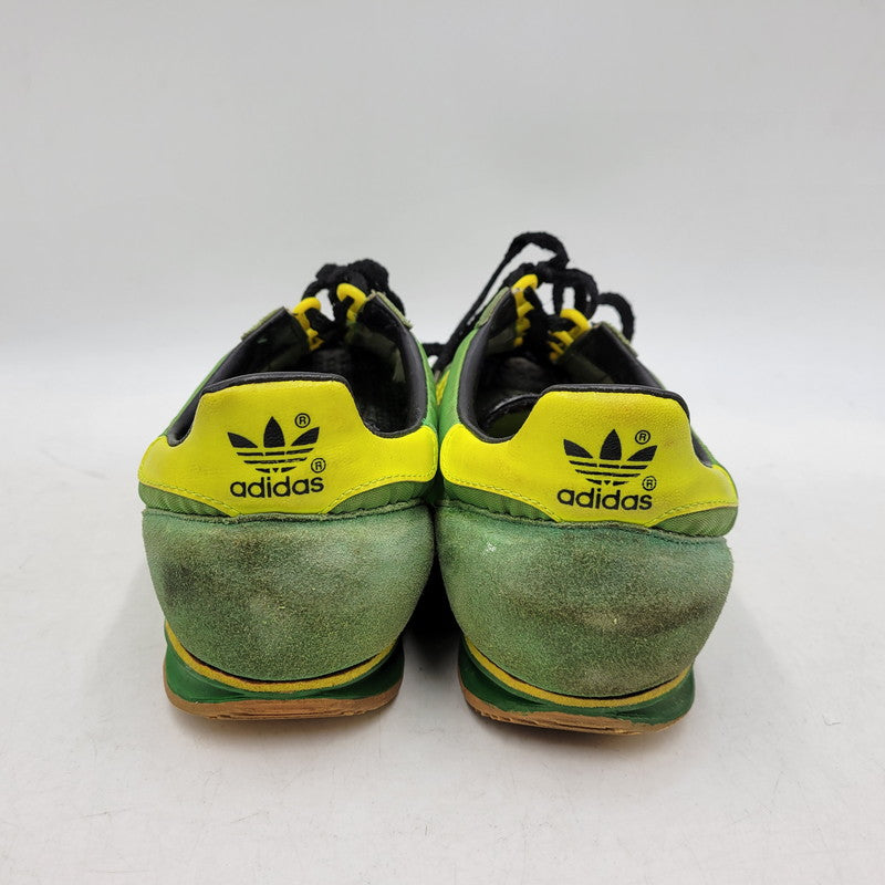 【現状渡し品】【メンズ】 OLD ADIDAS オールド アディダス 034575 観賞用 1993年製 90S SL76 スニーカー シューズ 靴 161-260219-cs-13-izu サイズ：27.5cm カラー：グリーン×イエロー 万代Net店